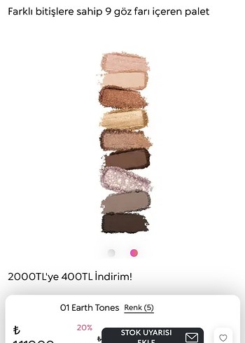 Kiko 01 Earth Tones 9'lu Göz Farı Paleti - Görsel 2