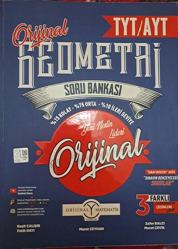 Orijinal Yayınları TYT/AYT Geometri Soru Bankası