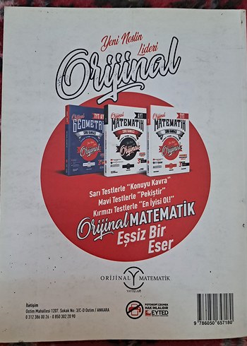 Beden Orijinal Yayınları TYT/AYT Geometri Soru Bankası