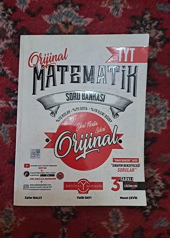 TYT Orijinal Yayınları Matematik Soru Bankası
