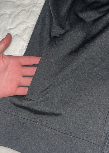 Siyah Adidas Fermuarlı Sweatshirt - Görsel 4