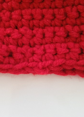 Kırmızı Örgü Kadın Bere - Görsel 7