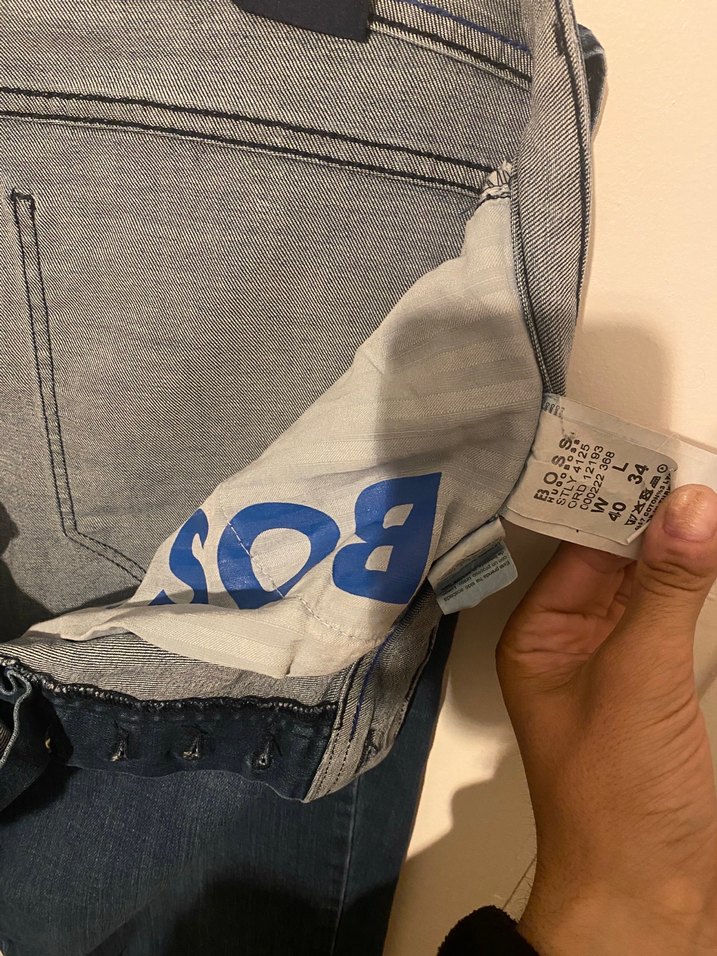 Hugo Boss Lacivert Erkek Denim — görsel 3/4