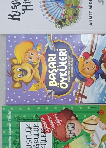 Çocuklar İçin Değerler Eğitimi ve Hikayeler Seti 3 Kitap