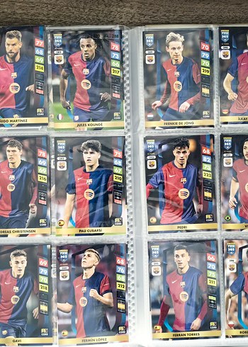  Beden Renk Tamamlanmış FIFA 365 Adrenalyn XL 2025 Albümü