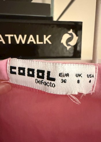 Defacto Pembe Straplez Elbise