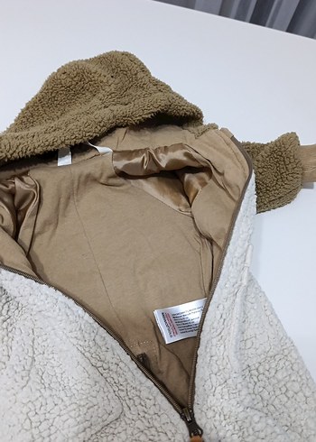 Kürklü Kapüşonlu Bebek Tulum - Görsel 4