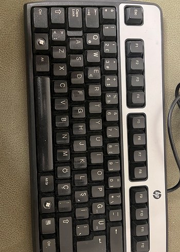 HP Kablolu Gri Standart Klavye - Görsel 2