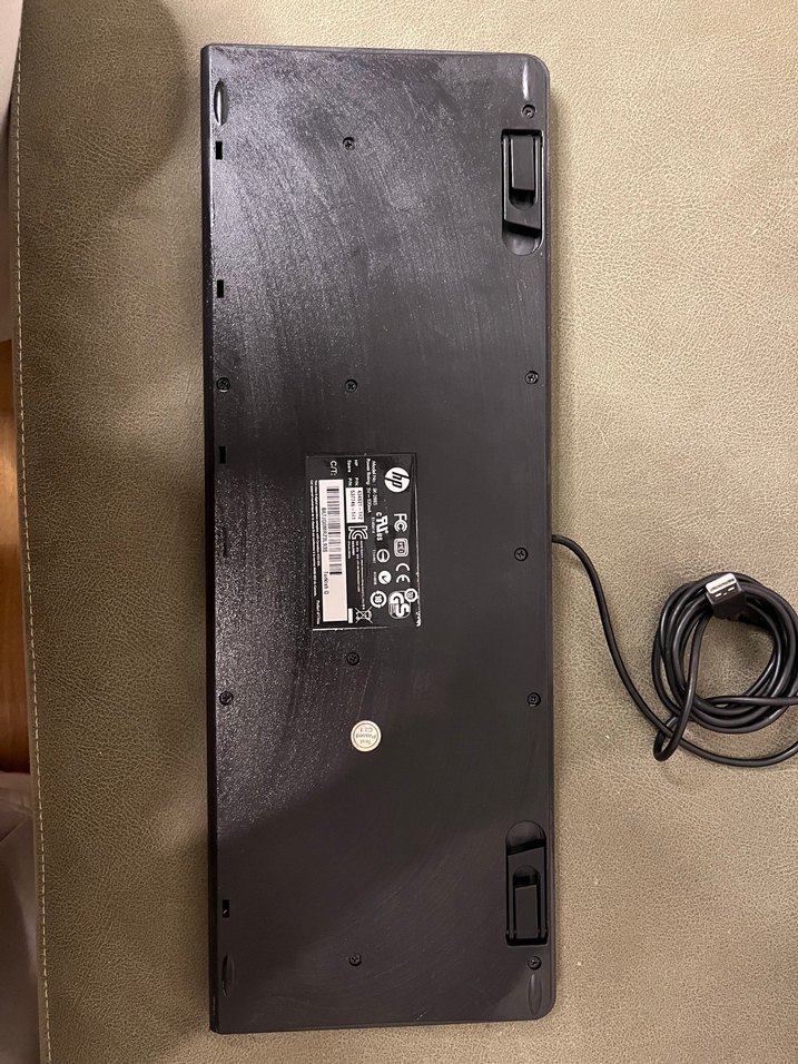 HP Kablolu Gri Standart Klavye - Görsel 4