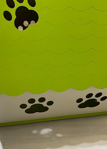 Yeşil Kedi Evi Ahşap Tasarım - Görsel 3