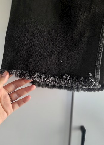 Diğer Gri Salaş Kesim jean Denim Kadın Pantolon