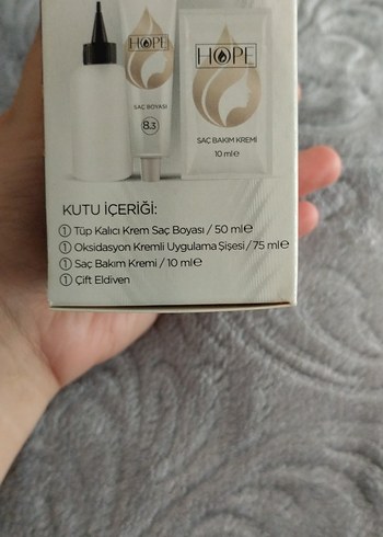 Hope 8.3 Bal Köpüğü Zeytinyağlı Saç Boyası - Görsel 3