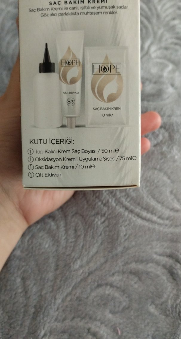 Hope 8.3 Bal Köpüğü Zeytinyağlı Saç Boyası - Görsel 3