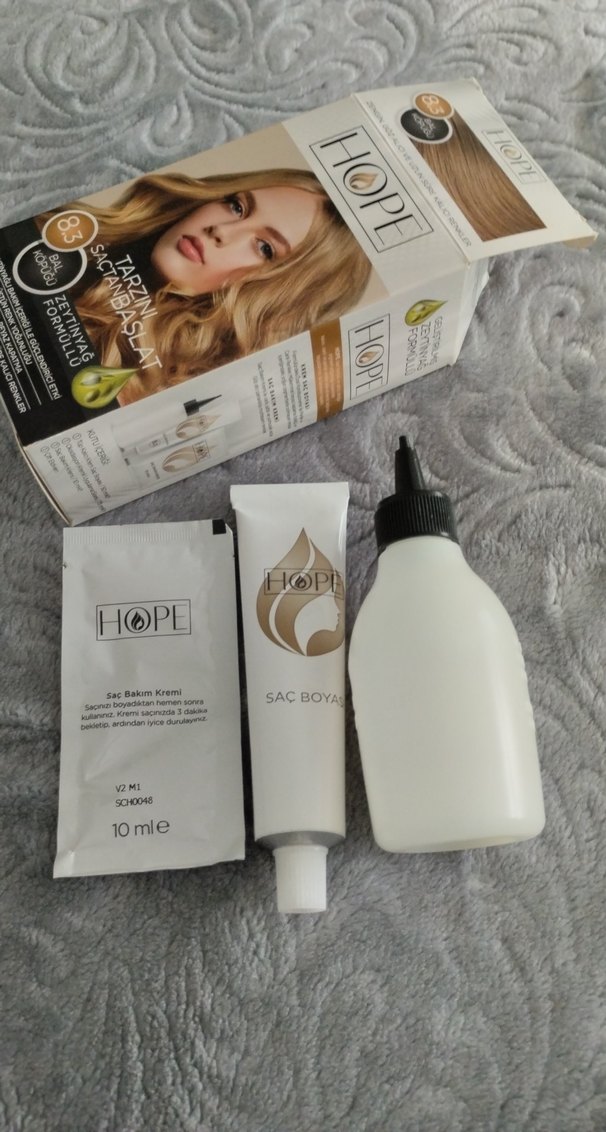 Hope 8.3 Bal Köpüğü Zeytinyağlı Saç Boyası - Görsel 2