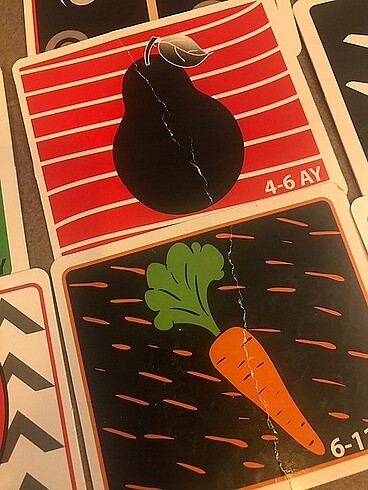  Beden eğitici bebek kartları