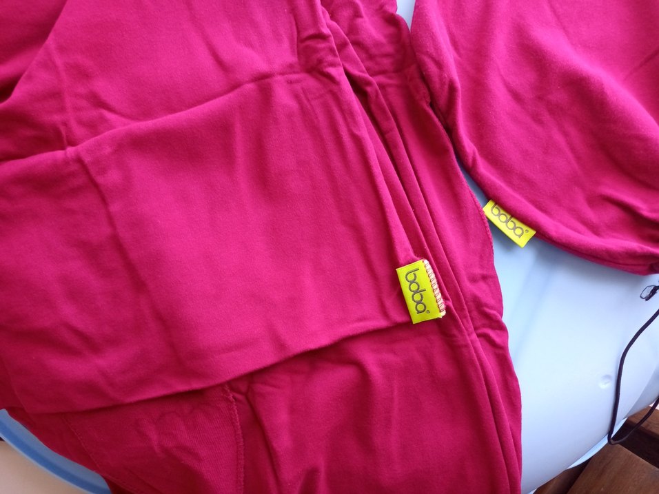 Bordo Bebek Kanguru Sling booba - Görsel 4