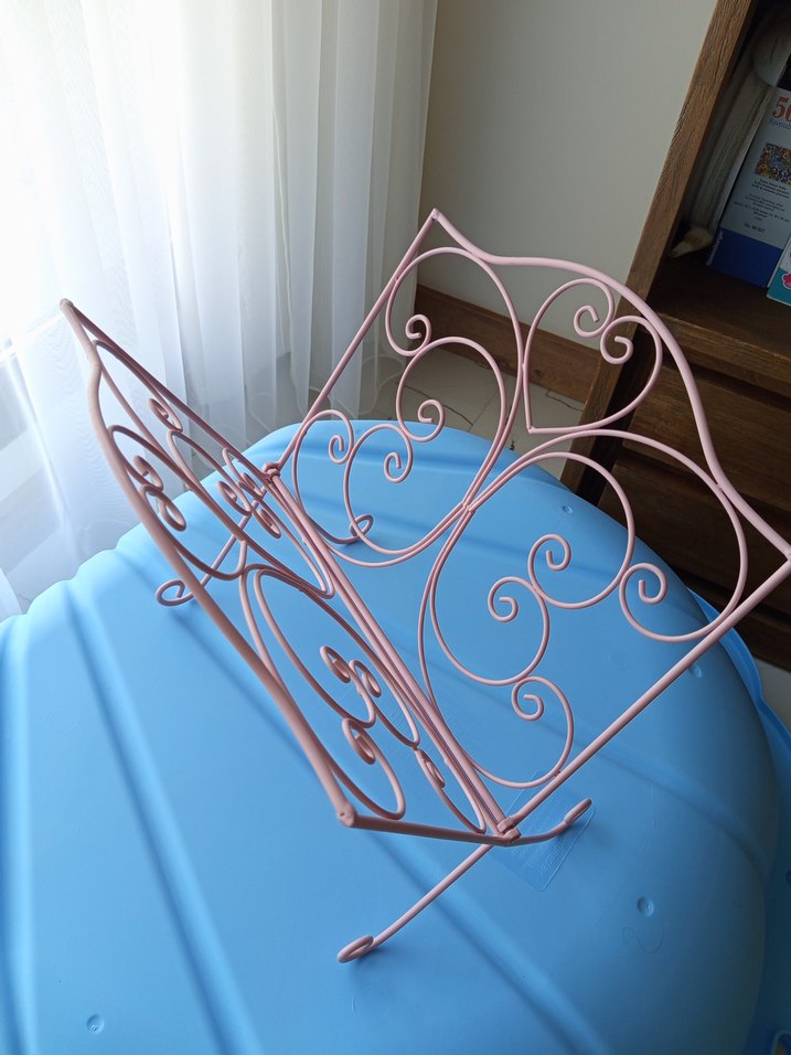 Pembe Pastel Çocuk Kitap Rafı - Görsel 4