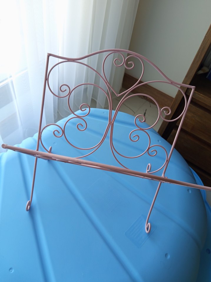 Pembe Pastel Çocuk Kitap Rafı - Görsel 5