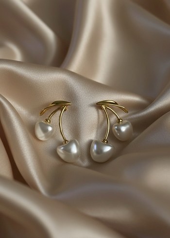 İnci Detaylı Minimalist Midi Küpe - Görsel 3