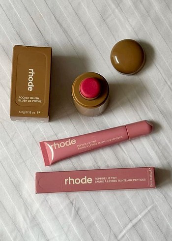 Beden Renk Rhode Pastel Pembe Taşınabilir Allık