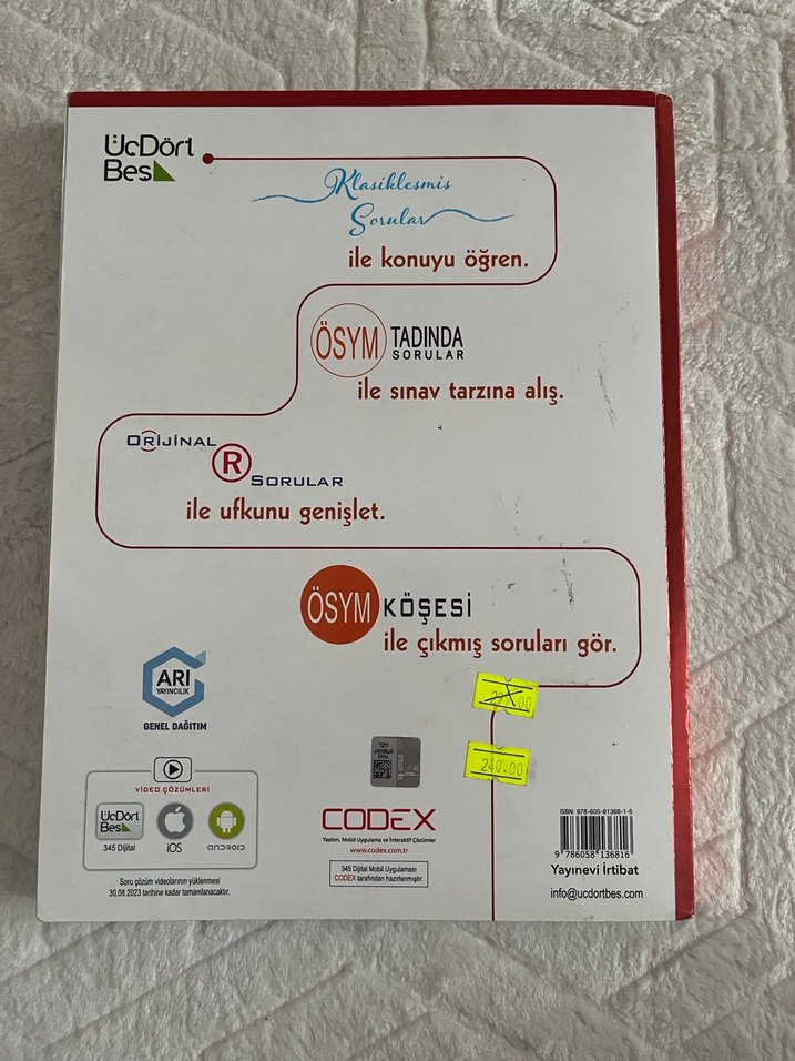AYT Matematik Soru Bankası - Mehmet Kıvrak - Görsel 2