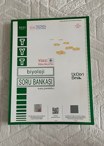 2022 TYT Biyoloji Soru Bankası Video Destekli