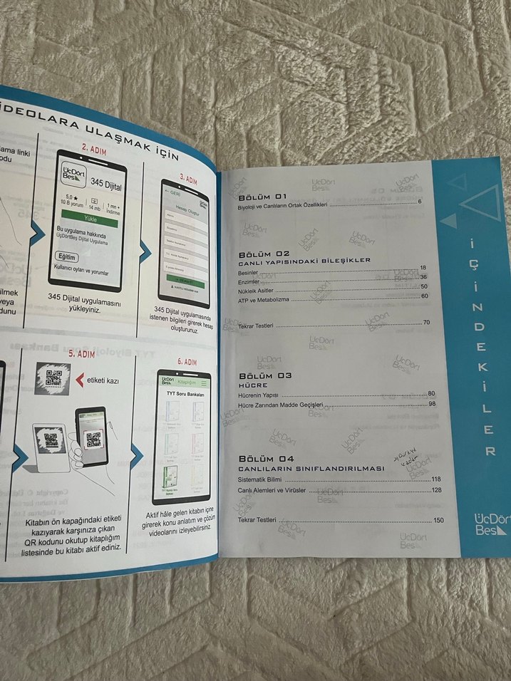 2022 TYT Biyoloji Soru Bankası Video Destekli - Görsel 4