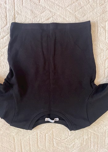 Siyah Uzun Kollu Dar Kesim Kadın Kazak - Görsel 3