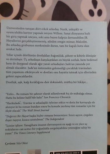 Değersiz Bir Hayat - Hanya Yanagihara