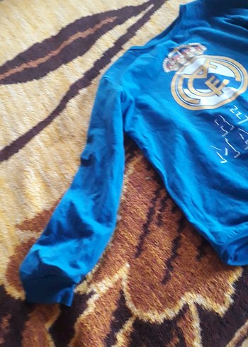 LC Waikiki Mavi Kadın Sweatshirt, Uzun Kollu, Rahat Kesim