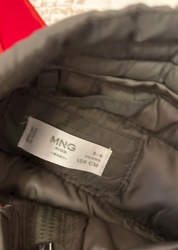4 Yaş Beden Mango kids Erkek Çocuk koyu yeşil Fermuarlı Yelek