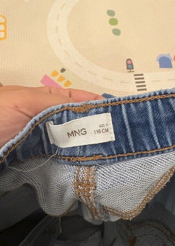 Mango Kids Mango Erkek Çocuk Mavi Regular Fit Denim Pantolon