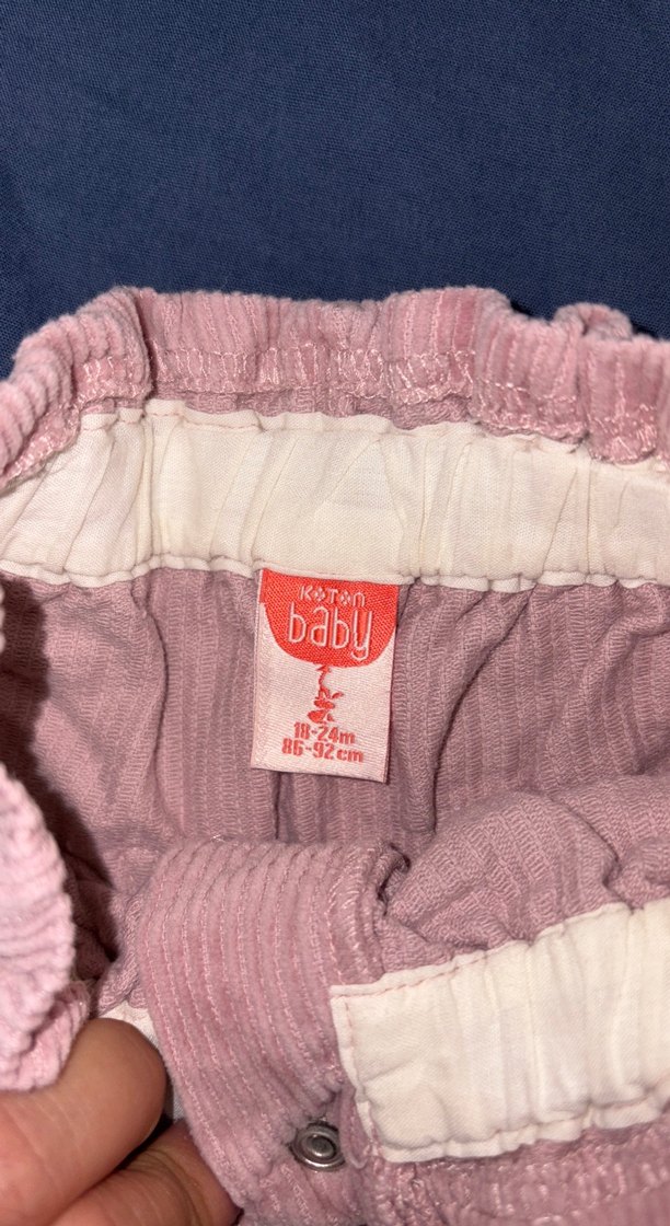 Koton
Pembe fitilli kadife Kız Çocuk Pantolonu - Görsel 2