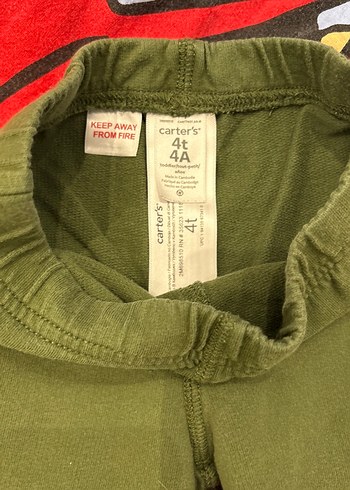 Erkek Çocuk Haki Rahat Kesim Eşofman Altı - Görsel 2