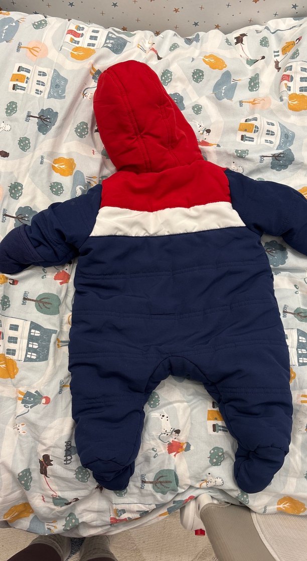 TOMMY HILFIGER 
Çok Renkli Fermuarlı Erkek Bebek Tulumu - Görsel 2