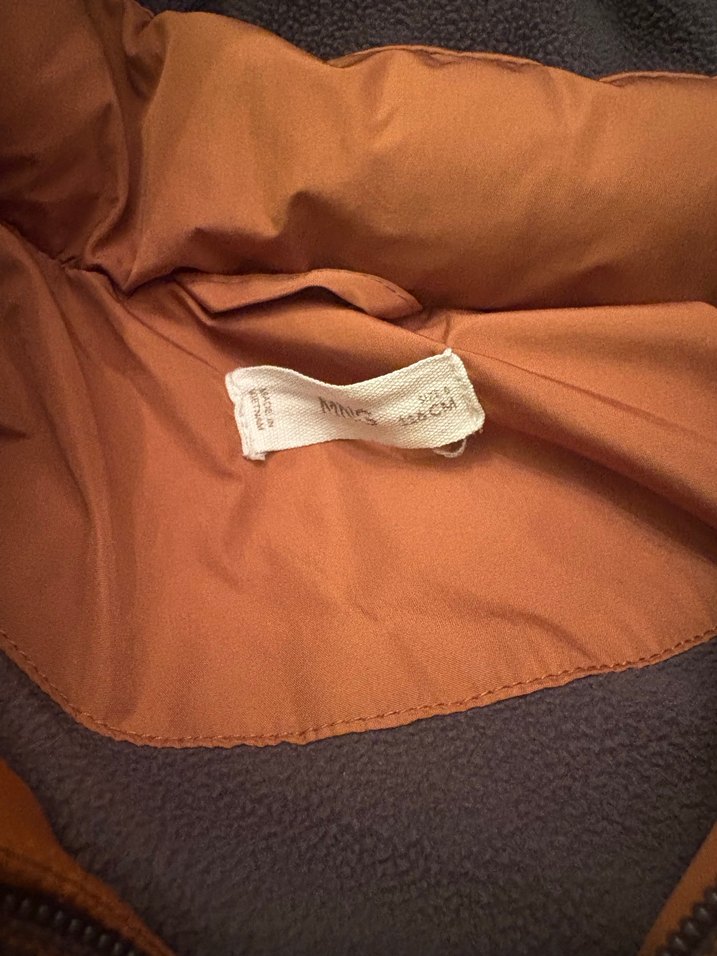 Gri-Tarçın renkli Fermuarlı Erkek Çocuk Mont - Görsel 2