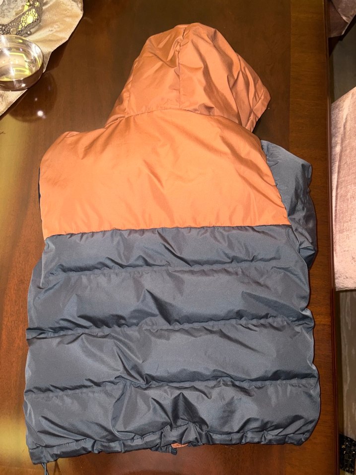 Gri-Tarçın renkli Fermuarlı Erkek Çocuk Mont - Görsel 4