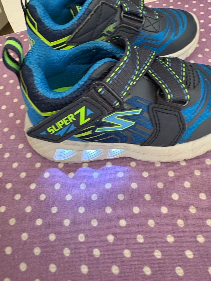 Mavi Erkek Çocuk Spor Ayakkabı SKECHERS - Görsel 3