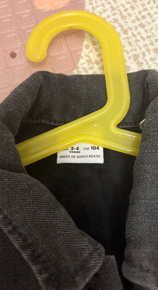 Zara Gri Denim Erkek Çocuk Düğmeli Ceket - Görsel 2