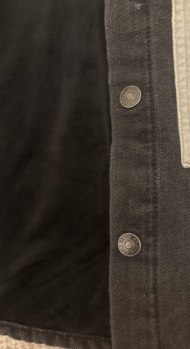 Zara Gri Denim Erkek Çocuk Düğmeli Ceket - Görsel 3