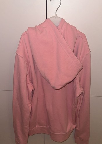 Pembe Rahat Kesim Kadın Sweatshirt