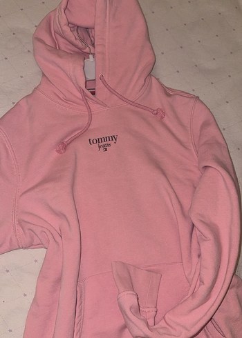 s Beden Pembe Rahat Kesim Kadın Sweatshirt