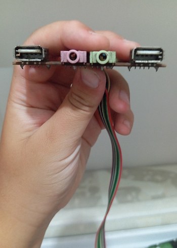 USB ve Ses Bağlantı Kartı