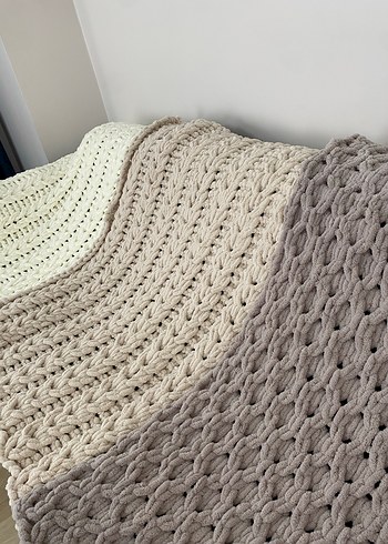 Gri Örgü Çocuk Battaniyesi - Görsel 2