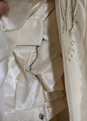 Beyaz İşlemeli Kısa Kollu Çocuk Takımı - Görsel 4