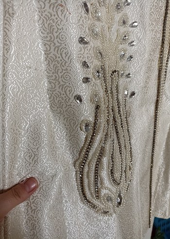 Beyaz İşlemeli Kısa Kollu Çocuk Takımı - Görsel 8