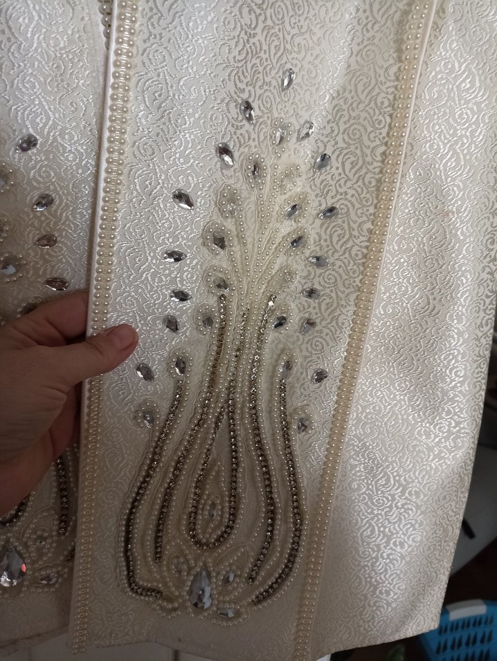 Beyaz İşlemeli Kısa Kollu Çocuk Takımı - Görsel 5