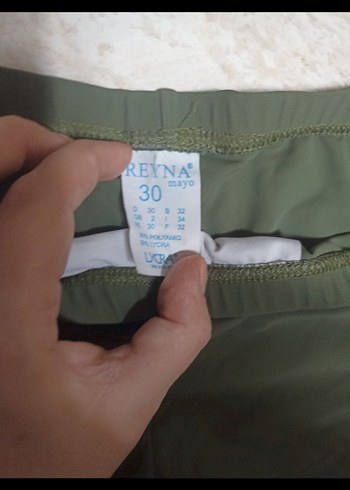 Koyu Yeşil Mini Fitted Kadın Mayo - Görsel 3