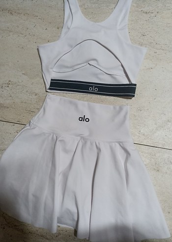 Beyaz Mini Spor Etek - Rahat Kesim - Görsel 2