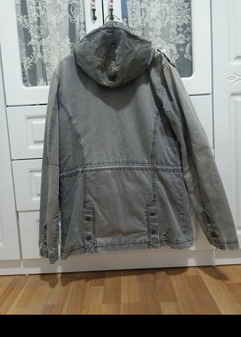 Gri Kot Kemerli Erkek Yeleği - Görsel 4